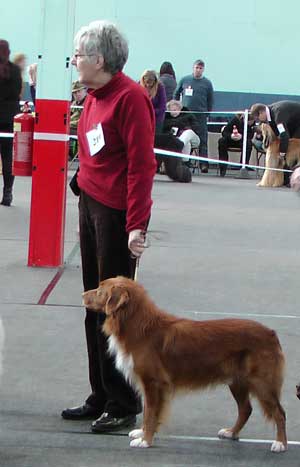 Mum showing Rupert at Worcs & Malvern